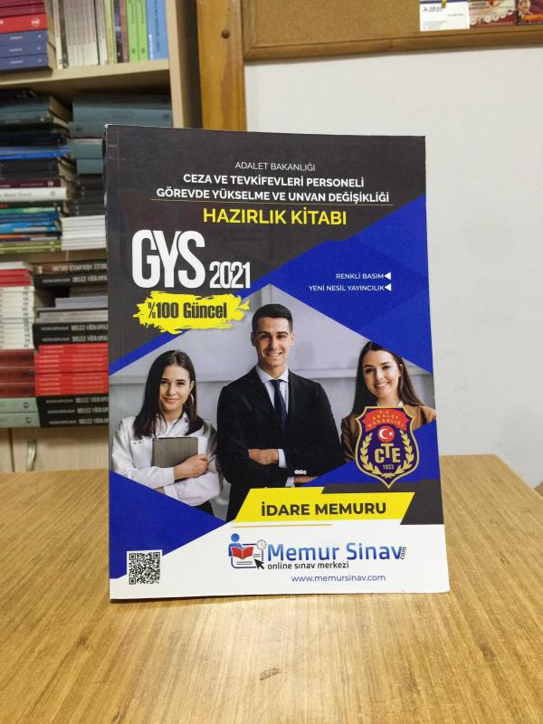 2021 GYS Adalet Bakanlığı Ceza ve Tevkifevleri Personeli İDARE MEMURU Hazırlık Kitabı