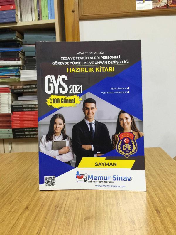 2021 GYS Adalet Bakanlığı Ceza ve Tevkifevleri Personeli SAYMAN Hazırlık Kitabı
