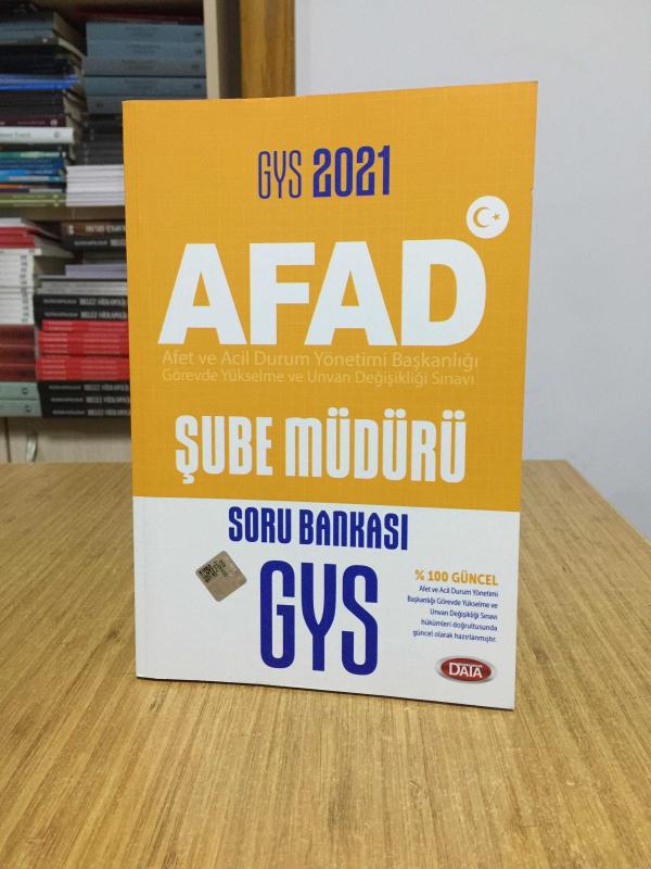 2021 GYS AFAD Şube Müdürü Soru Bankası Data Yayınları