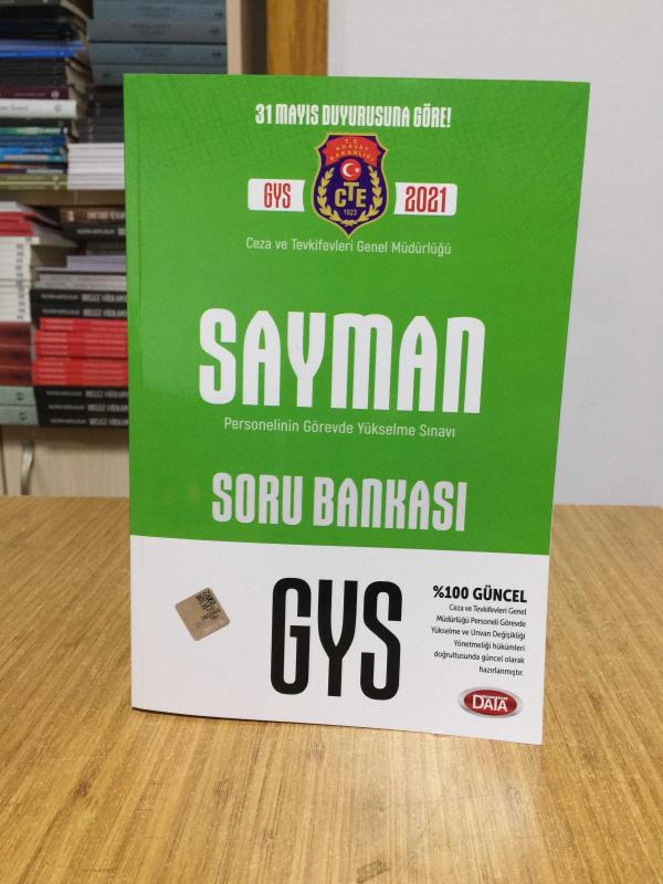 2021 GYS Ceza ve Tevkifevleri Sayman Soru Bankası Data Yayınları