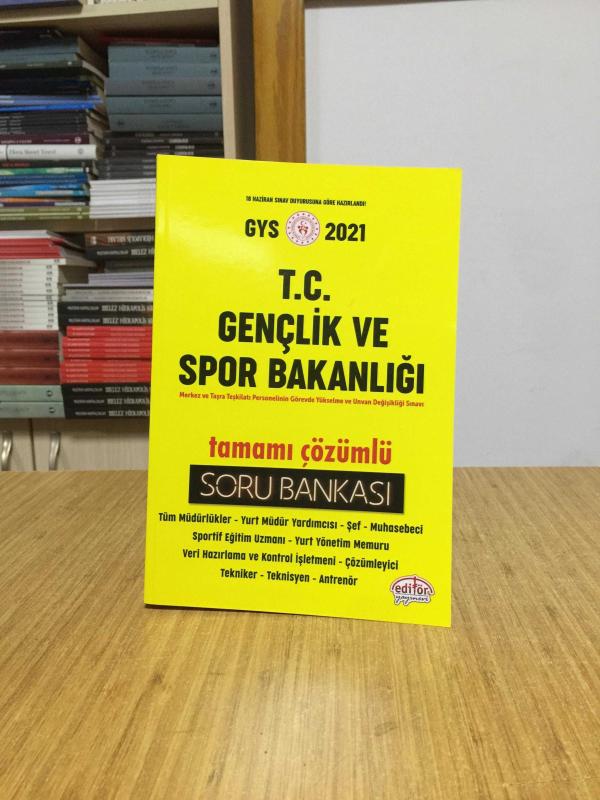 2021 GYS Gençlik ve Spor Bakanlığı Konu Anlatımlı Soru Bankası Çözümlü Görevde Yükselme Data Yayınları