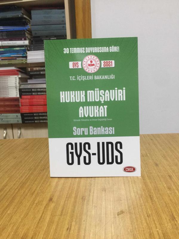2021 GYS İçişleri Bakanlığı Hukuk Müşaviri Avukat Soru Bankası Görevde Yükselme Data Yayınları