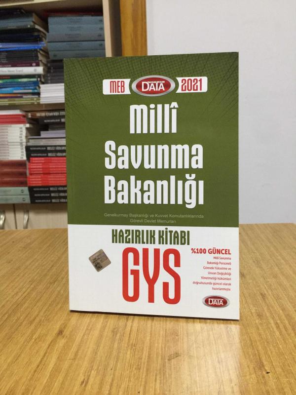 2021 GYS Milli Savunma Bakanlığı Hazırlık Kitabı Data Yayınları