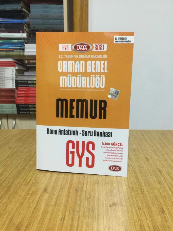 2021 GYS Orman Genel Müdürlüğü Memur Konu Anlatımlı Soru Bankası Görevde Yükselme Data Yayınları