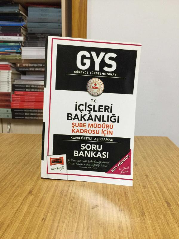 2021 GYS T.C İçişleri Bakanlığı Şube Müdürü Kadrosu İçin Konu Özetli Soru Bankası Yargı Yayınları