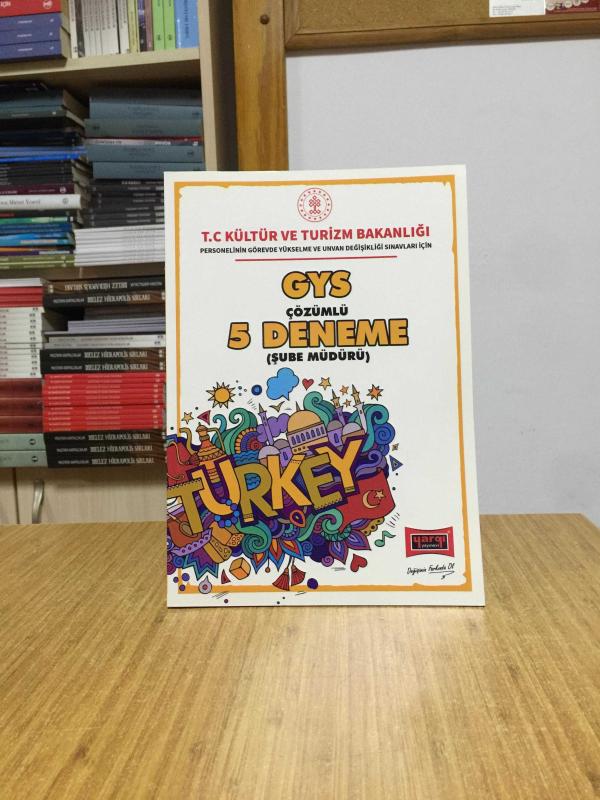 2021 GYS T.C. Kültür ve Turizm Bakanlığı Şube Müdürü İçin Çözümlü 5 Deneme Yargı Yayınları