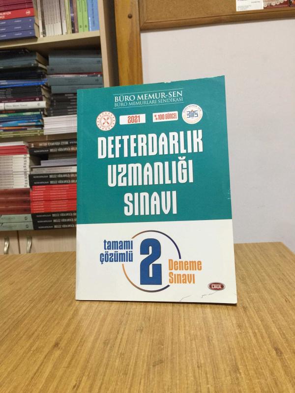 2021 Hazine ve Maliye Bakanlığı Defterdarlık Uzmanlığı Sınavı Tamamı Çözümlü 2 Deneme Sınavı Data Yayınları