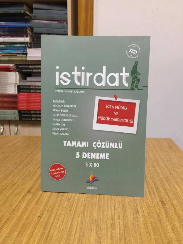 2021 İcra Müdür ve Yardımcılığı İstirdat 5 Deneme Dizgi Kitap