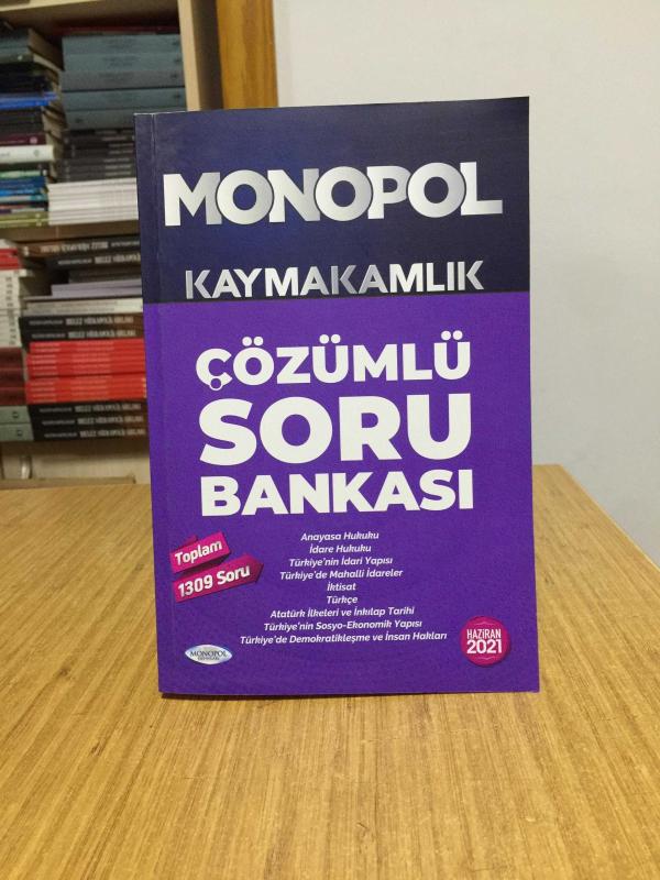 2021 Kaymakamlık Çözümlü Soru Bankası Monopol Yayınları