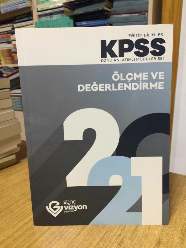 2021 KPSS Eğitim Bilimleri Ölçme ve Değerlendirme Genç Vizyon Yayıncılık