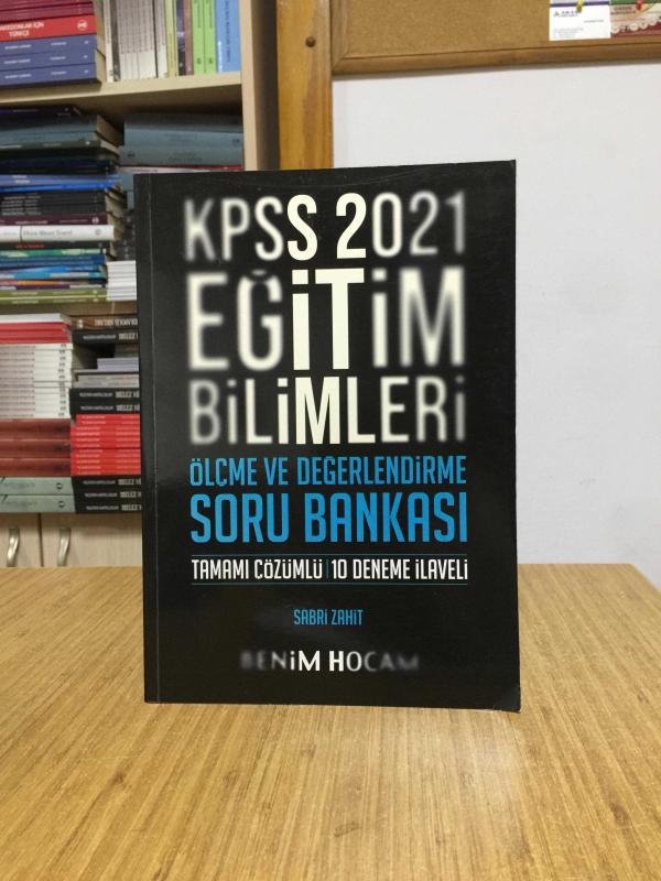 2021 KPSS Eğitim Bilimleri Ölçme ve Değerlendirme Soru Bankası Benim Hocam Yayınları
