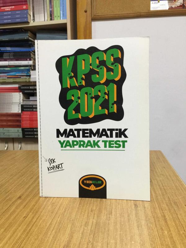 2021 KPSS Genel Yetenek Matematik Çek Kopart Yaprak Test Yediiklim Yayınları