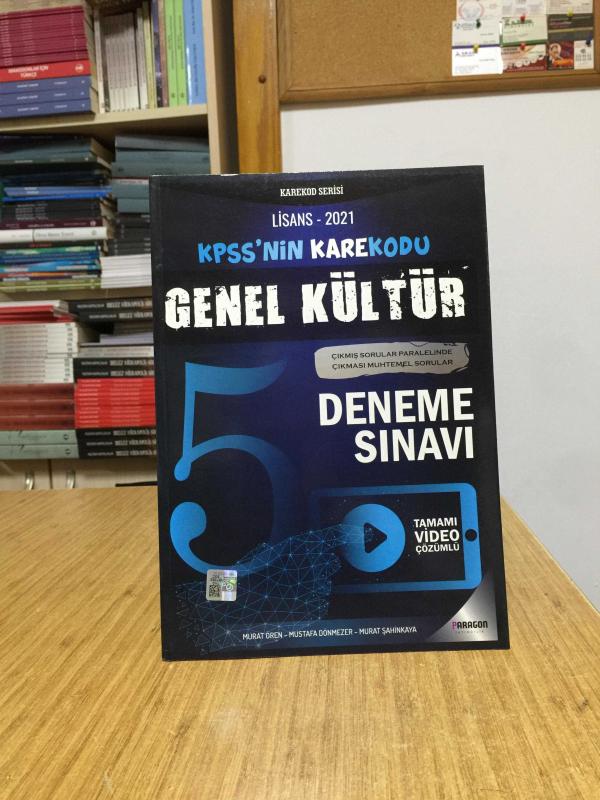 2021 KPSS Lisans Genel Kültür Video Çözümlü 5 Deneme Sınavı Paragon Yayıncılık