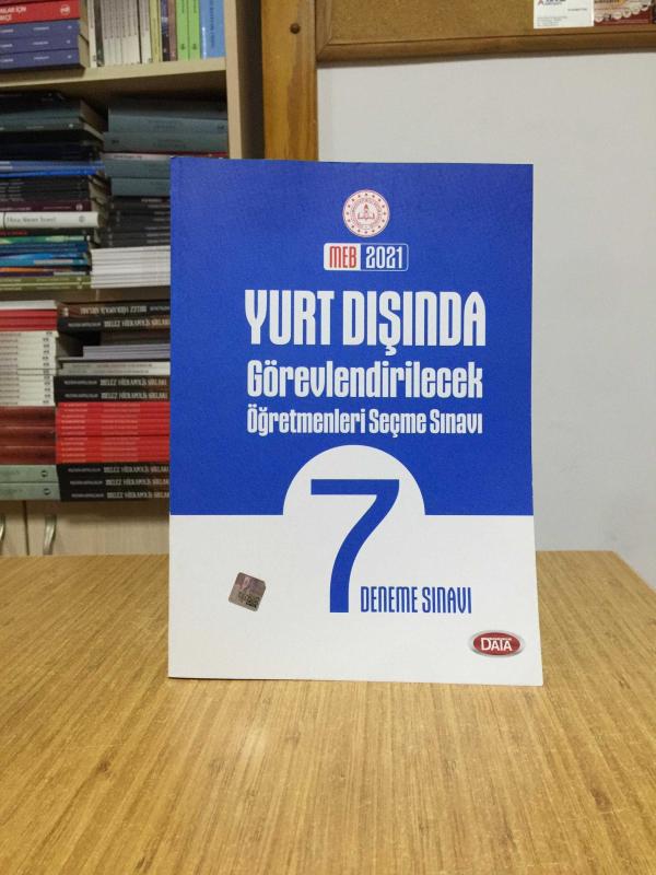 2021 MEB Yurt Dışında Görevlendirilecek Öğretmenleri Seçme Sınavı 7 Deneme Sınavı Data Yayınları