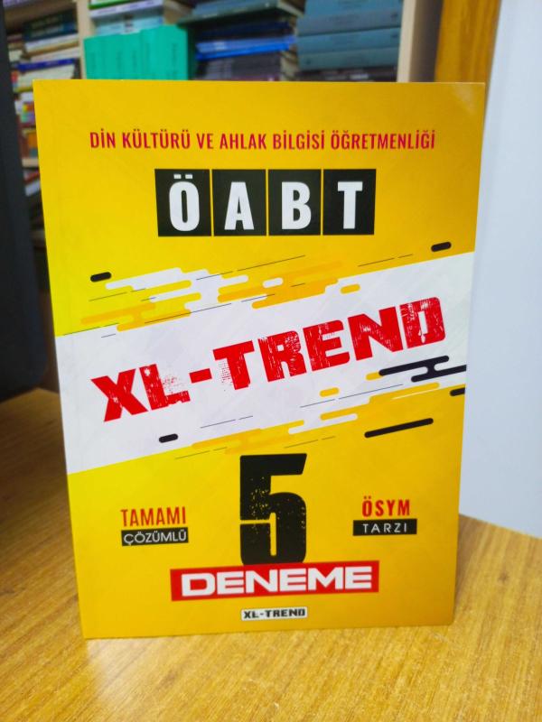 2021 ÖABT Din Kültürü ve Ahlak Bilgisi Tamamı Çözümlü 5 li Deneme XL TREND