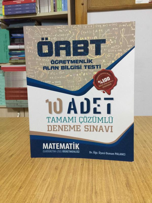 2021 ÖABT MATEMATİK (İlköğretim-Lise) Öğretmenliği 10 Adet Tamamı Çözümlü Deneme Sınavı - Osman Palancı MATOABT