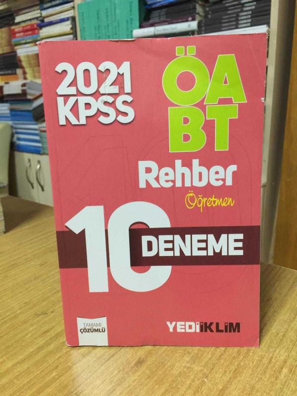 2021 ÖABT Rehber Öğretmen Tamamı Çözümlü 10 Deneme Yediiklim Yayınları