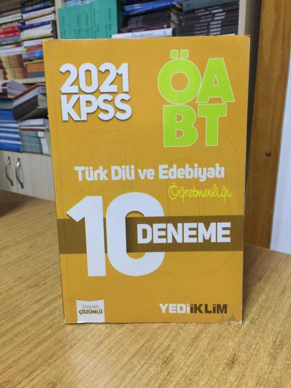 2021 ÖABT Türk Dili ve Edebiyatı Öğretmenliği Tamamı Çözümlü 10 Deneme Yediiklim Yayınları