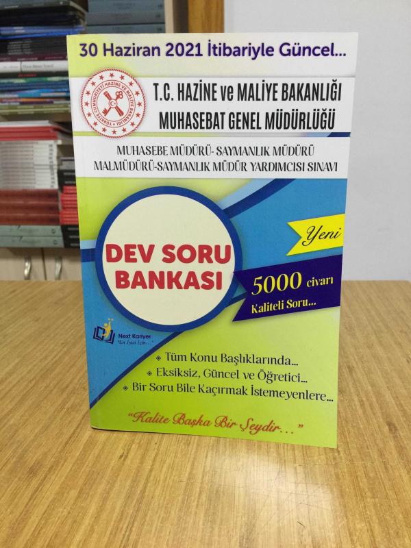 2021 T.C Hazine ve Maliye Bakanlığı Muhasebat Genel Müdürlük Soru Bankası Next Kariyer Yayınları