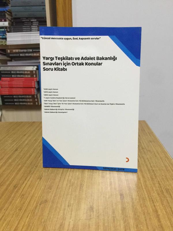 2021 Yargı Teşkilatı ve Adalet Bakanlığı Sınavları için Ortak Konular Soru Kitabı Cinius Yayınları