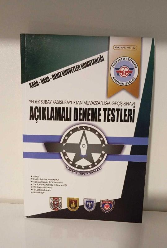 2021 Yedek Muvazzaflığa Geçiş Sınavına Hazırlık Açıklamalı Deneme Testleri Dizgi Kitap