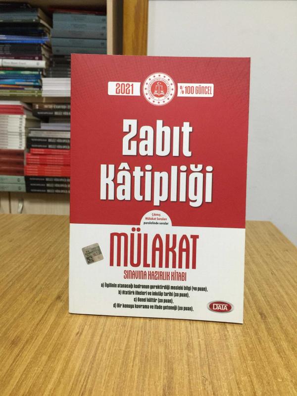 2021 Zabıt Katipliği Mülakat Sınavına Hazırlık Kitabı Data Yayınları