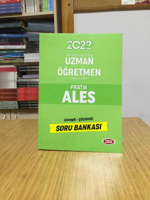 2022 ALES Milli Eğitim Bakanlığı UZMAN ÖĞRETMEN Adayları için Pratik ALES Cevaplı Çözümlü SORU BANKASI Data Yayınları