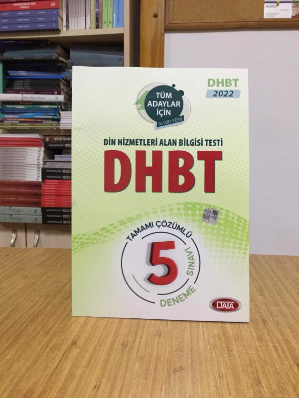 2022 DHBT Tüm Adaylar İçin Tamamı Çözümlü 5 Deneme Sınavı Data Yayınları