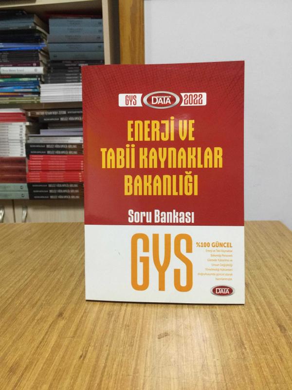 2022 GYS Enerji ve Tabii Kaynaklar Bakanlığı Soru Bankası Görevde Yükselme Data Yayınları