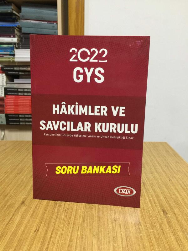 2022 GYS Hakimler ve Savcılar Kurulu Personeli Soru Bankası Data Yayınları