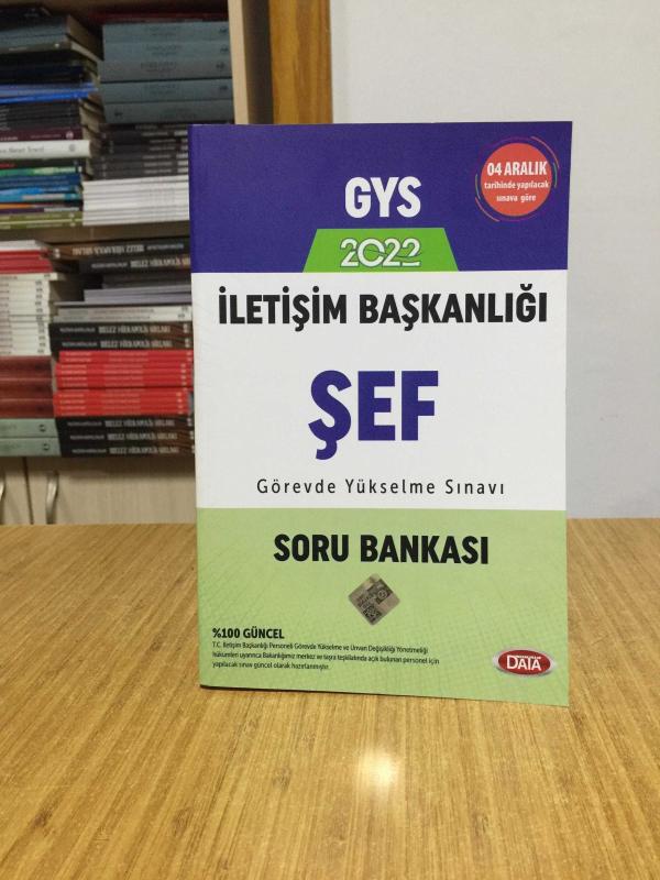 2022 GYS İletişim Başkanlığı Şef Soru Bankası Data Yayınları