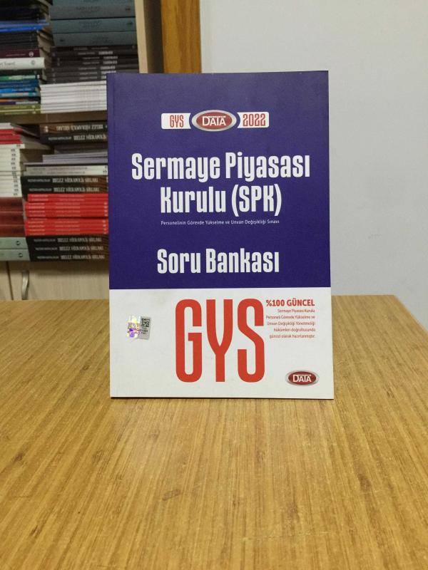 2022 GYS SPK Sermaye Piyasası Kurulu Soru Bankası Görevde Yükselme Data Yayınları
