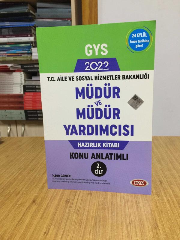 2022 GYS T.C. Aile ve Sosyal Hizmetler Bakanlığı Müdür ve Müdür Yardımcısı Hazırlık Kitabı Konu Anlatımlı (1. CİLT)