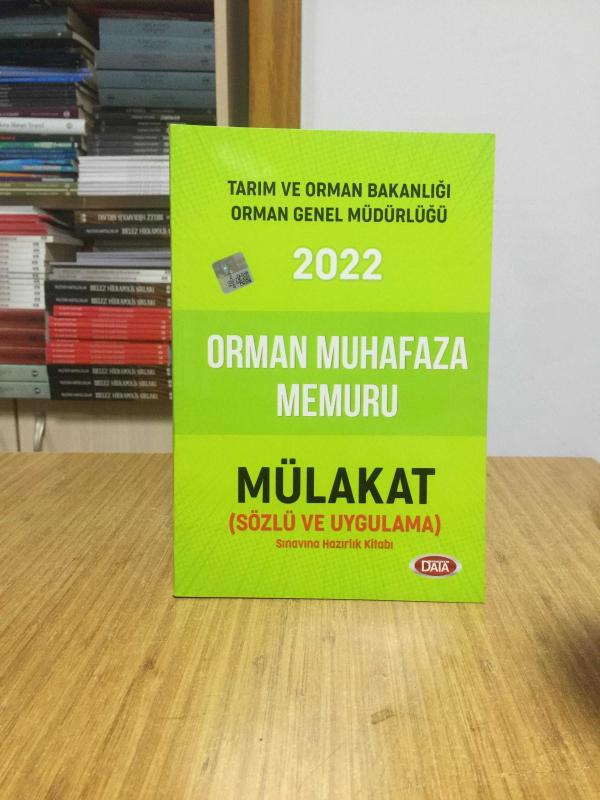 2022 GYS Tarım ve Orman Bakanlığı Orman Muhafaza Memuru Mülakat Kitabı Data Yayınları