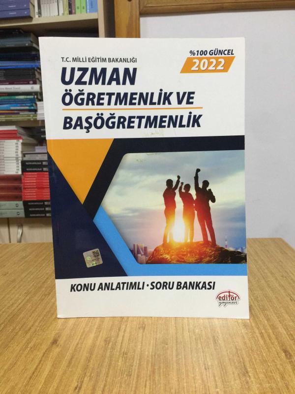 2022 GYS Uzman Öğretmen ve Başöğretmen Konu Anlatımlı Soru Bankası Editör Yayınevi