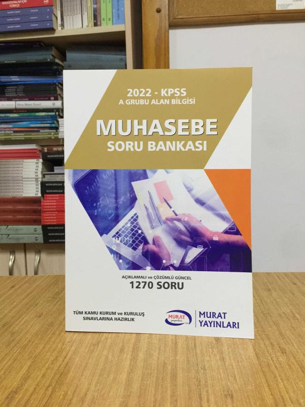 2022 KPSS A Grubu Muhasebe Soru Bankası Murat Yayınları