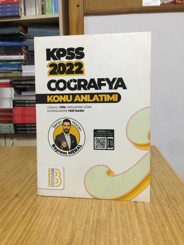 2022 KPSS Coğrafya Konu Anlatımı Benim Hocam Yayınları
