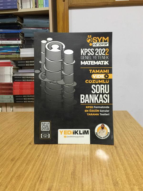 2022 KPSS Genel Yetenek Ösym Ne Sorar Matematik Tamamı Video Çözümlü Soru Bankası Yediiklim Yayınları