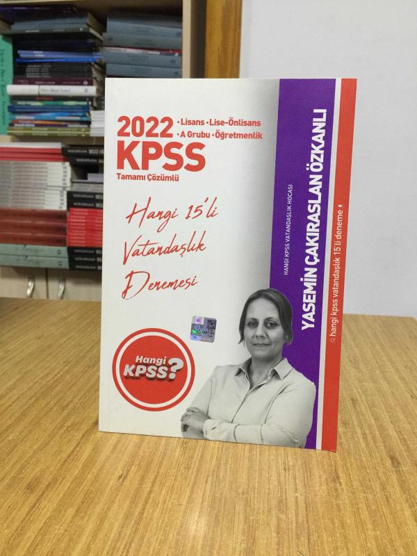 2022 KPSS Hangi 15'li Vatandaşlık Denemesi Hangi KPSS - Yasemin Çakırarslan Özkanlı