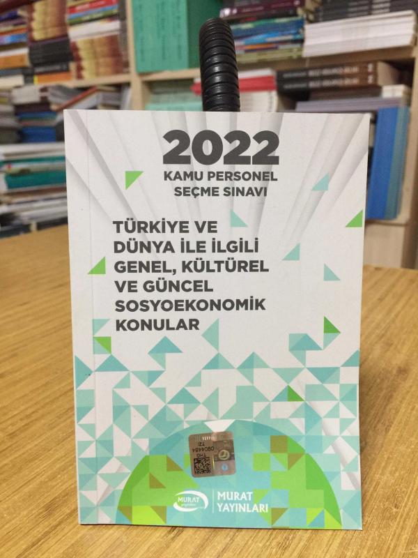 2022 KPSS Türkiye ve Dünya ile İlgili Genel Kültürel ve Güncel Sosyoekonomik Konular