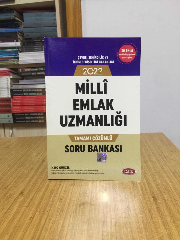 2022 Milli Emlak Uzmanlığı Özel Sınavı Tamamı Çözümlü Soru Bankası Data Yayınları