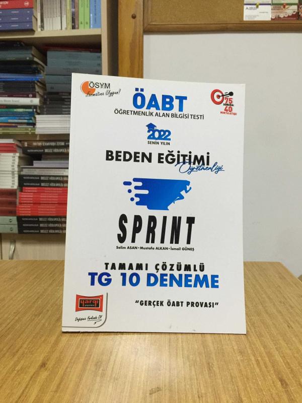 2022 ÖABT Beden Eğitimi Öğretmenliği Sprint Tamamı Çözümlü 5li Deneme Yargı Yayınları