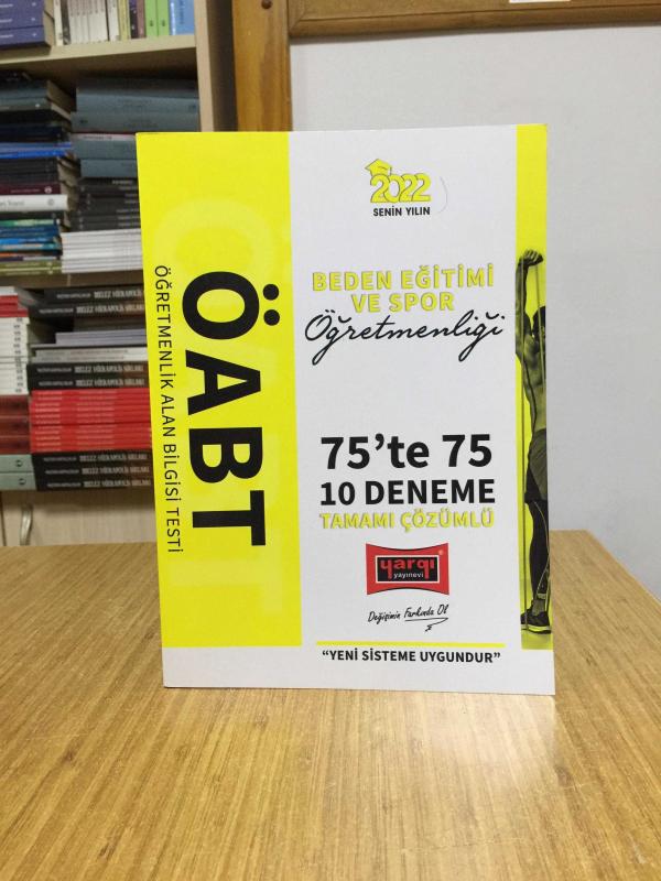 2022 ÖABT Beden Eğitimi ve Spor Öğretmenliği 75te 75 Tamamı Çözümlü 10 Deneme Yargı Yayınları