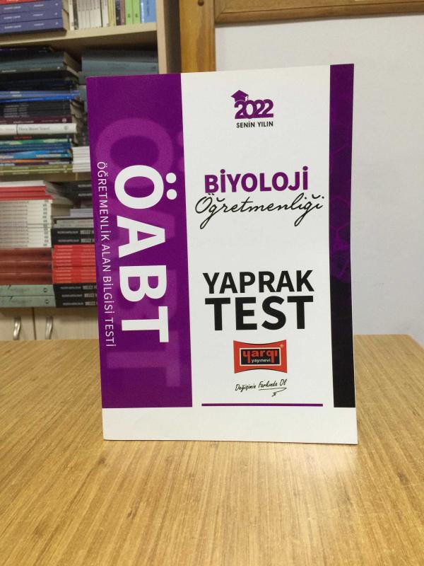 2022 ÖABT Biyoloji Öğretmenliği Yaprak Test Yargı Yayınları