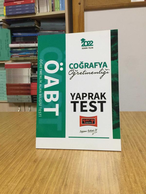 2022 ÖABT Coğrafya Öğretmenliği Yaprak Test Yargı Yayınları