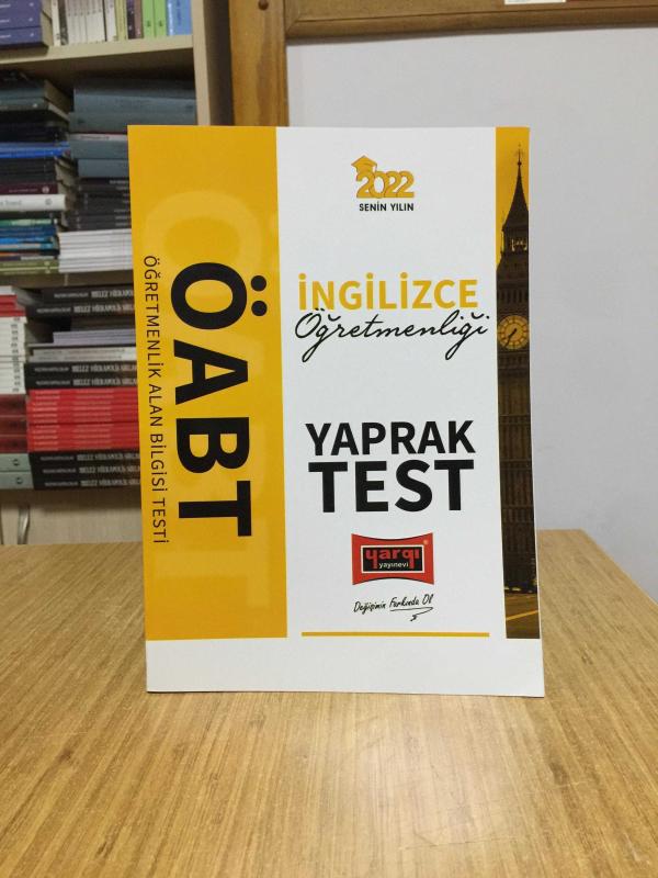 2022 ÖABT İngilizce Öğretmenliği Yaprak Test Yargı Yayınları