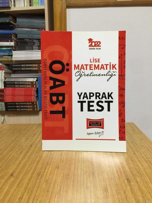 2022 ÖABT Lise Matematik Öğretmenliği Yaprak Test Yargı Yayınları
