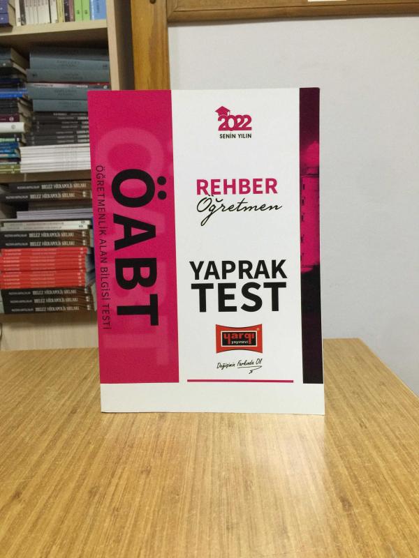 2022 ÖABT Rehber Öğretmen Yaprak Test Yargı Yayınları