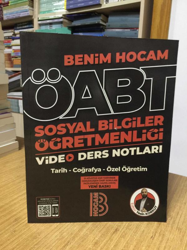 2022 ÖABT Sosyal Bilgiler Öğretmenliği Video Ders Notları Benim Hocam Yayınları