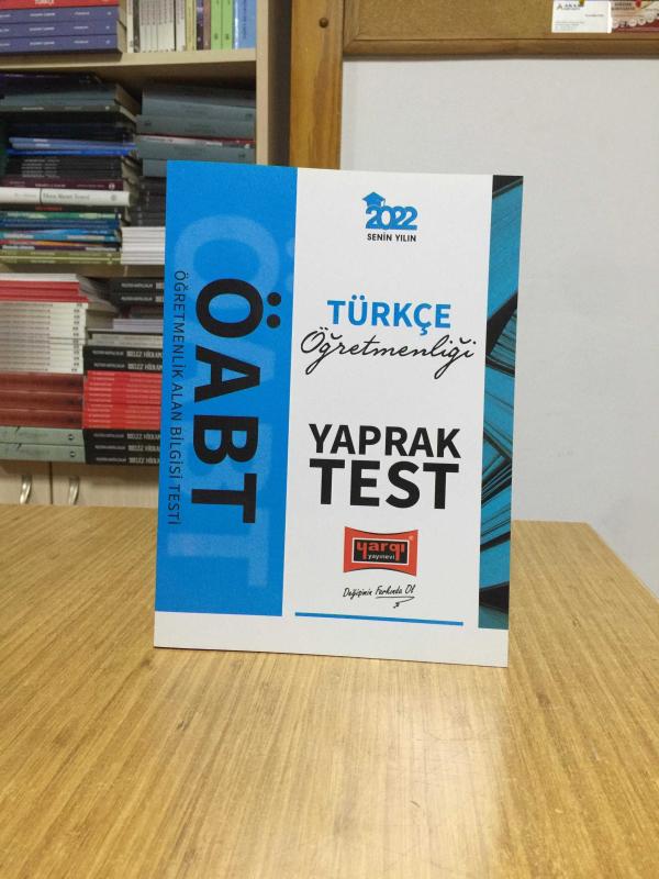 2022 ÖABT Türkçe Öğretmenliği Yaprak Test Yargı Yayınları